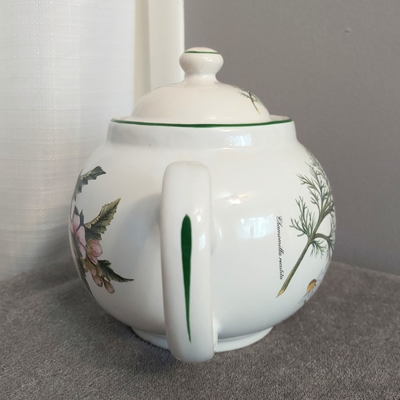 Royal Caldone Floral Teapot Botanical Chamomile Dogwood England Cottage - Picture 4 of 11